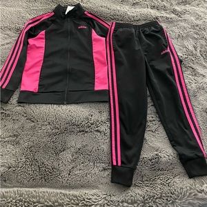 Adidas warm up track suit - kids